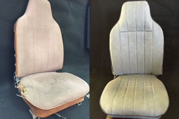 Upholstery cover on seat — Auto Upholstery in Bathurst, NSW