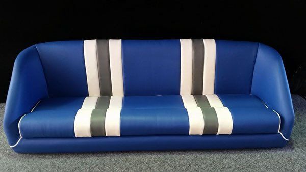 Marine Seat Upholstery Cover — Simmons Glass & Trim in Bathurst, NSW