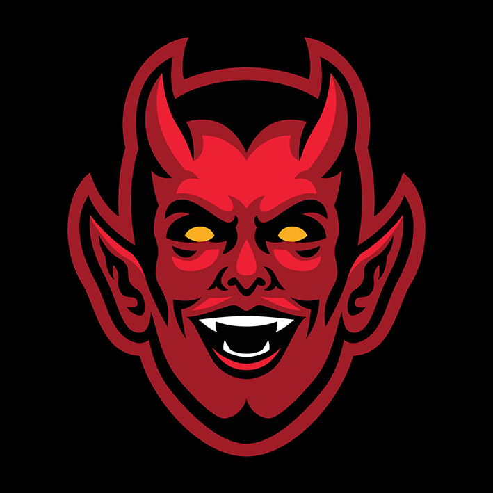 Devil- V-hals - Dames