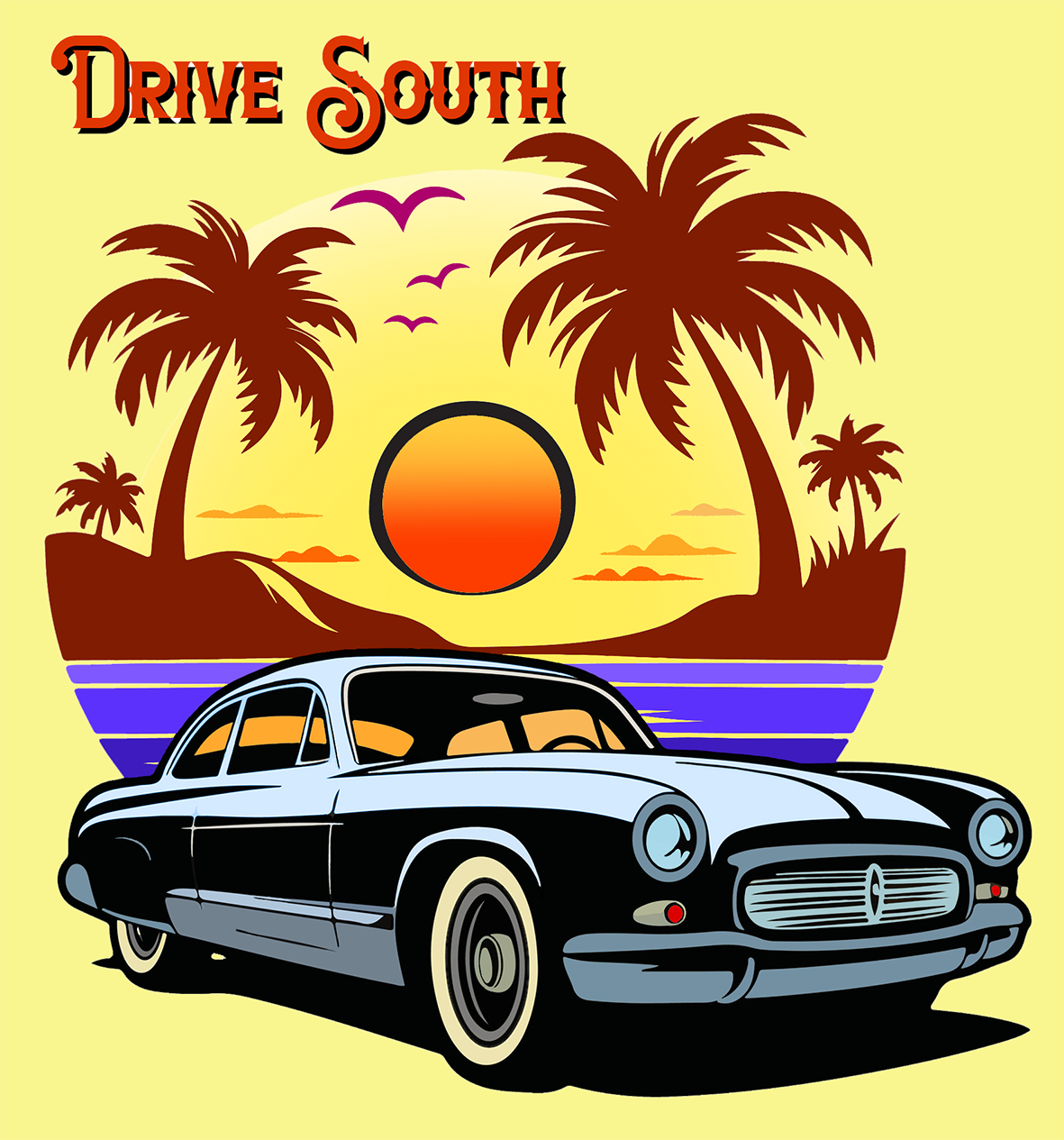 Drive South - Unisex - geel