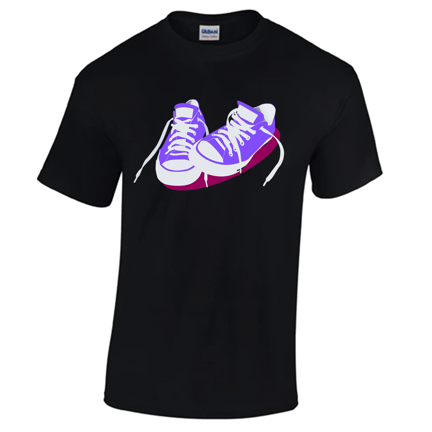 Sneakers - ronde hals - Unisex - zwart