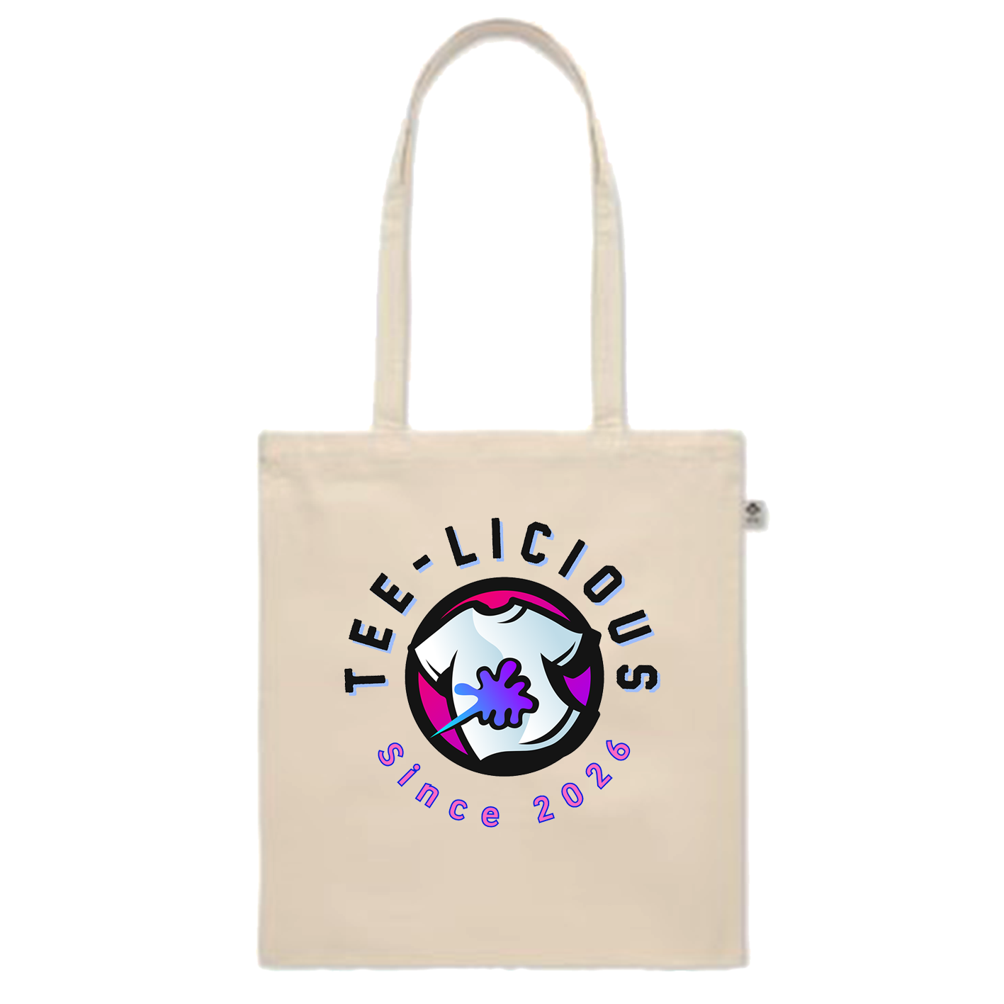Tote bag Tee-licious Natural