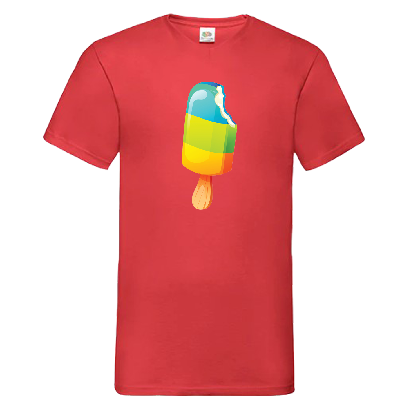 Retro Refresh - V-hals - unisex - rood