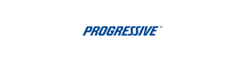 Progressive logo, white background, gray text.