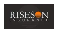 Logo for Riseson Insurance, features the word 