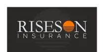 Logo for Riseson Insurance, features the word