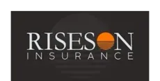 Logo for Riseson Insurance, features the word 