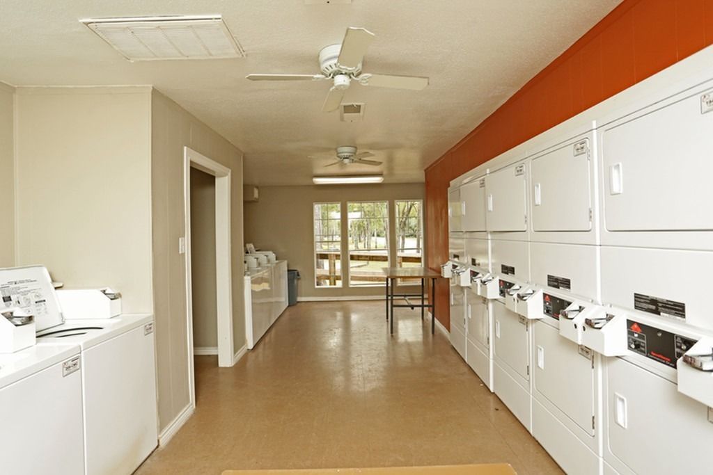 On-site laundry facilities