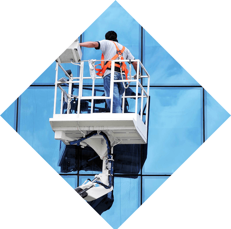 Window cleaning - building facade 