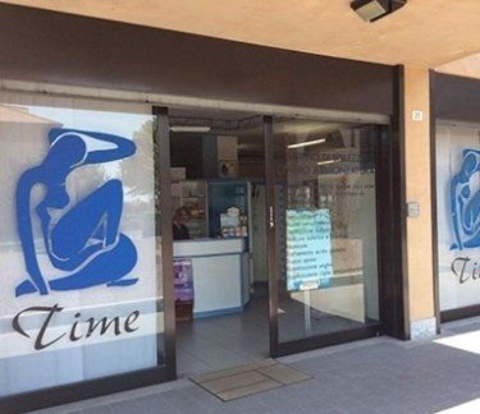 Ingresso di un centro di bellezza