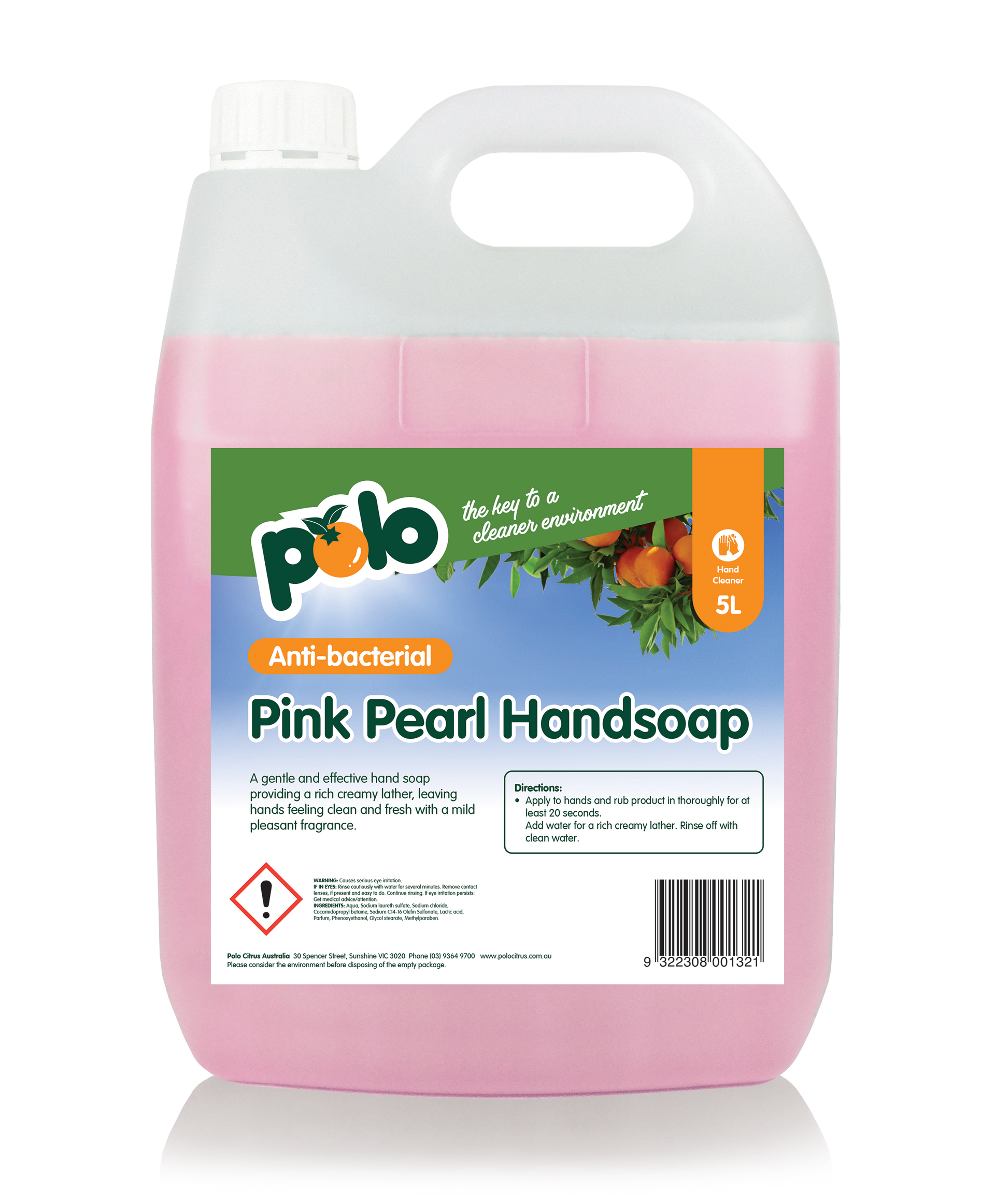 Polo Citrus Pink Pearl Handsoap