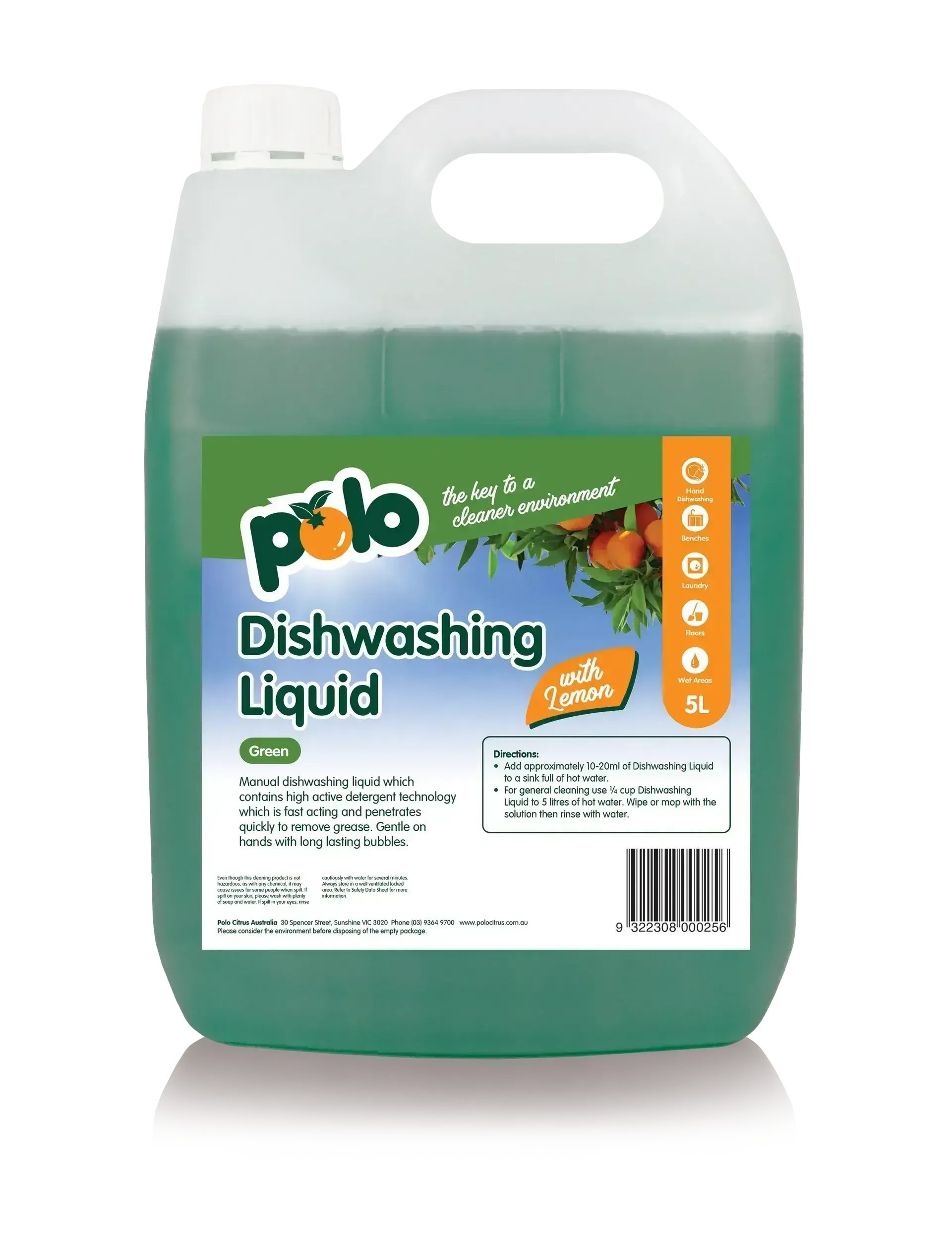 Dishwashing Liquid Green 5L