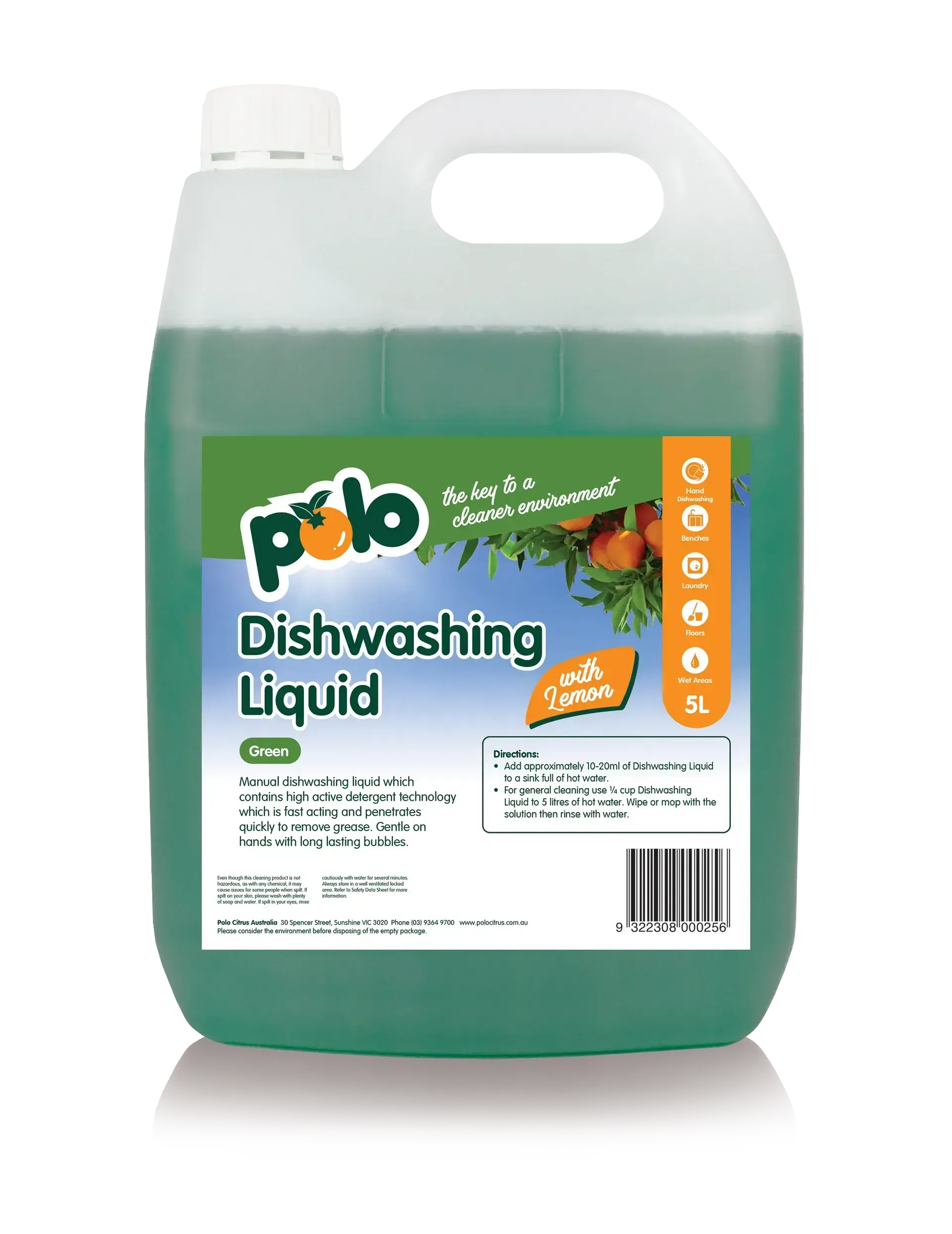 Dishwashing Liquid Green 5L