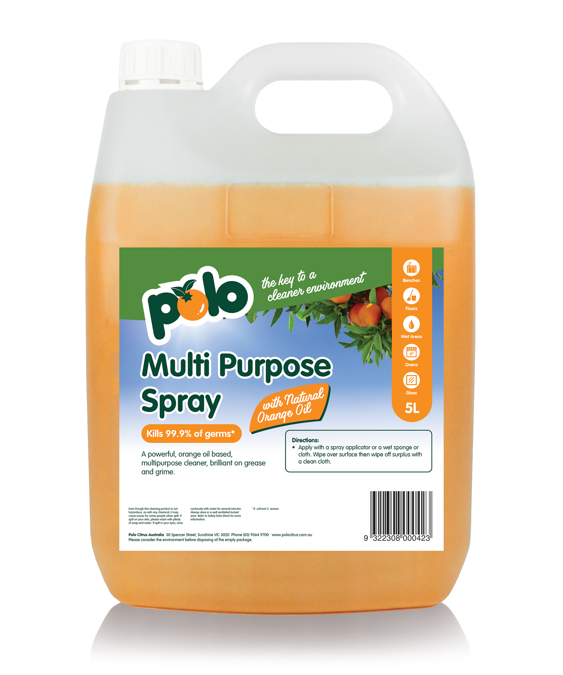 Polo Citrus Multipurpose Spray With Natural Orange Oil