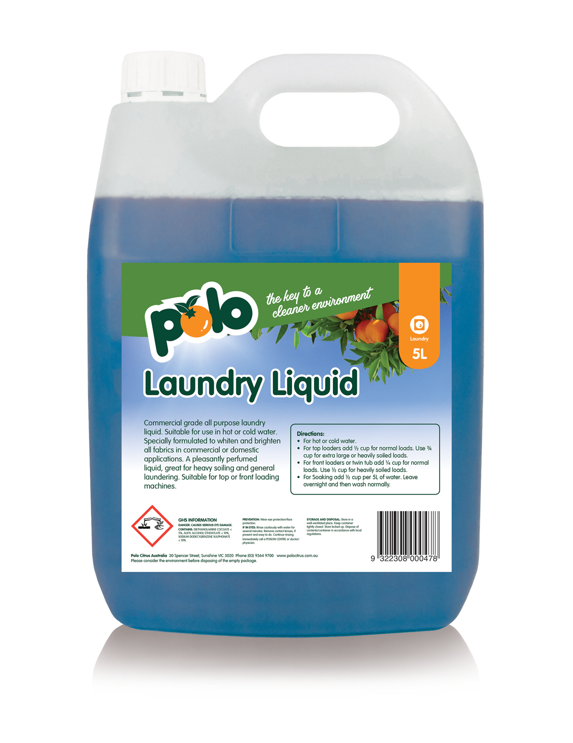 Polo Citrus Bottle Laundry Liquid 5L