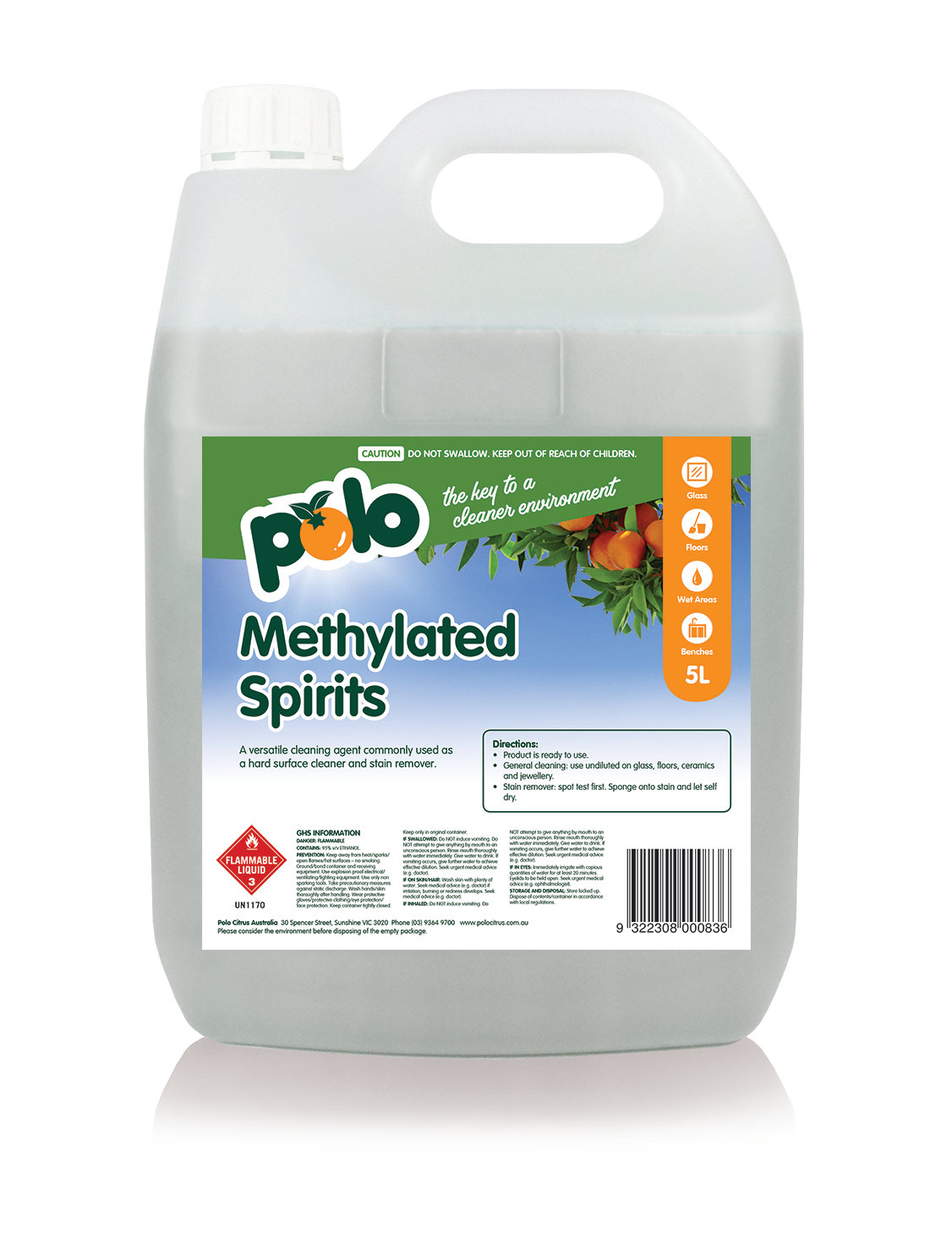 Polo Citrus Methylated Spirits