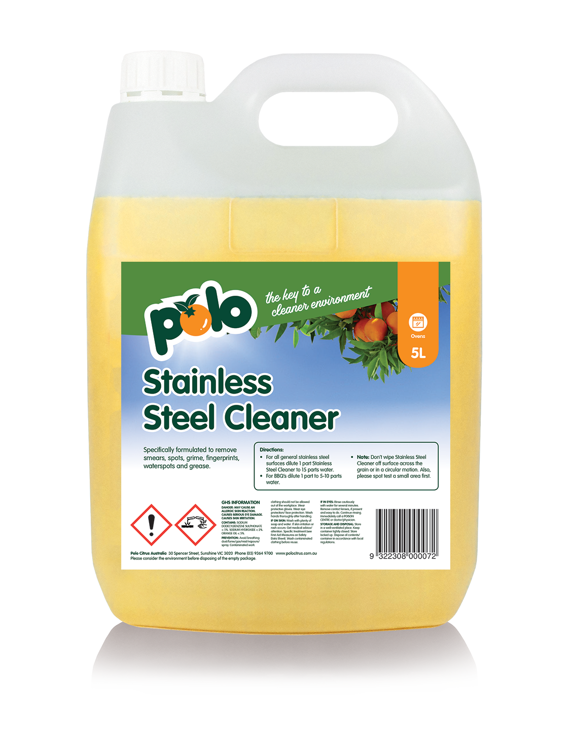 Polo Citrus Stainless Steel Cleaner