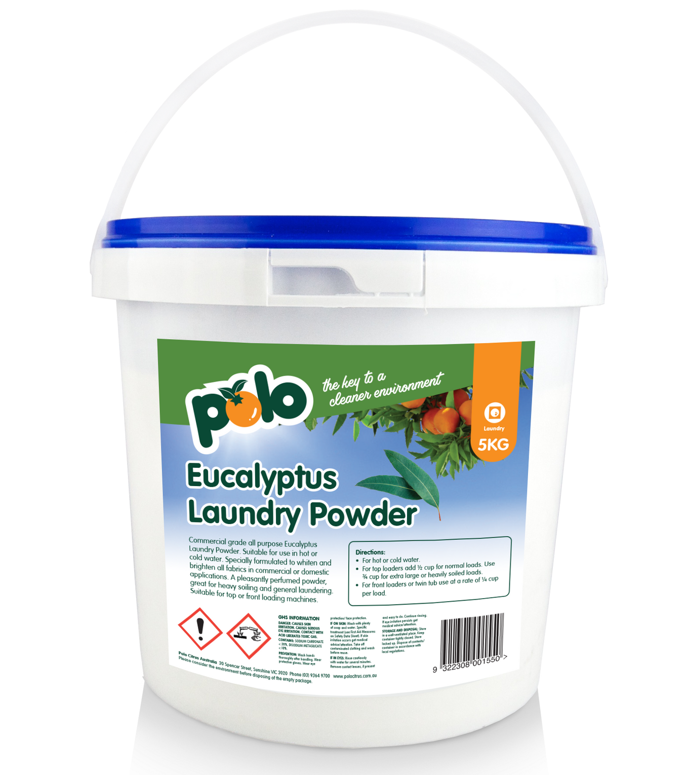 Polo Citrus Eucalyptus Laundry Powder 
