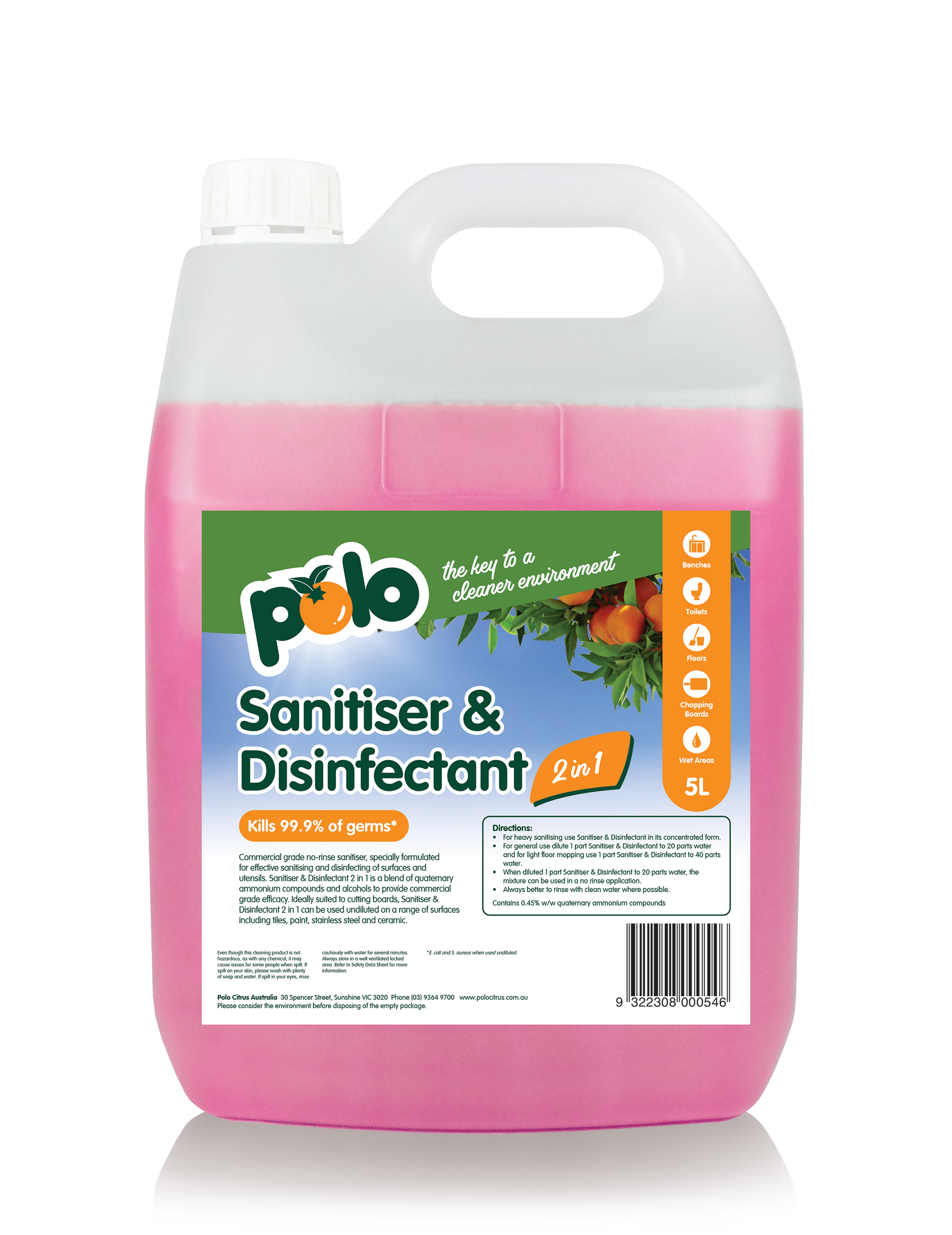 Sanitiser and Disinfectant