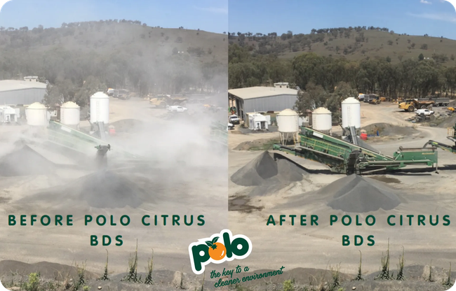 Mining Dust Suppression Before and After