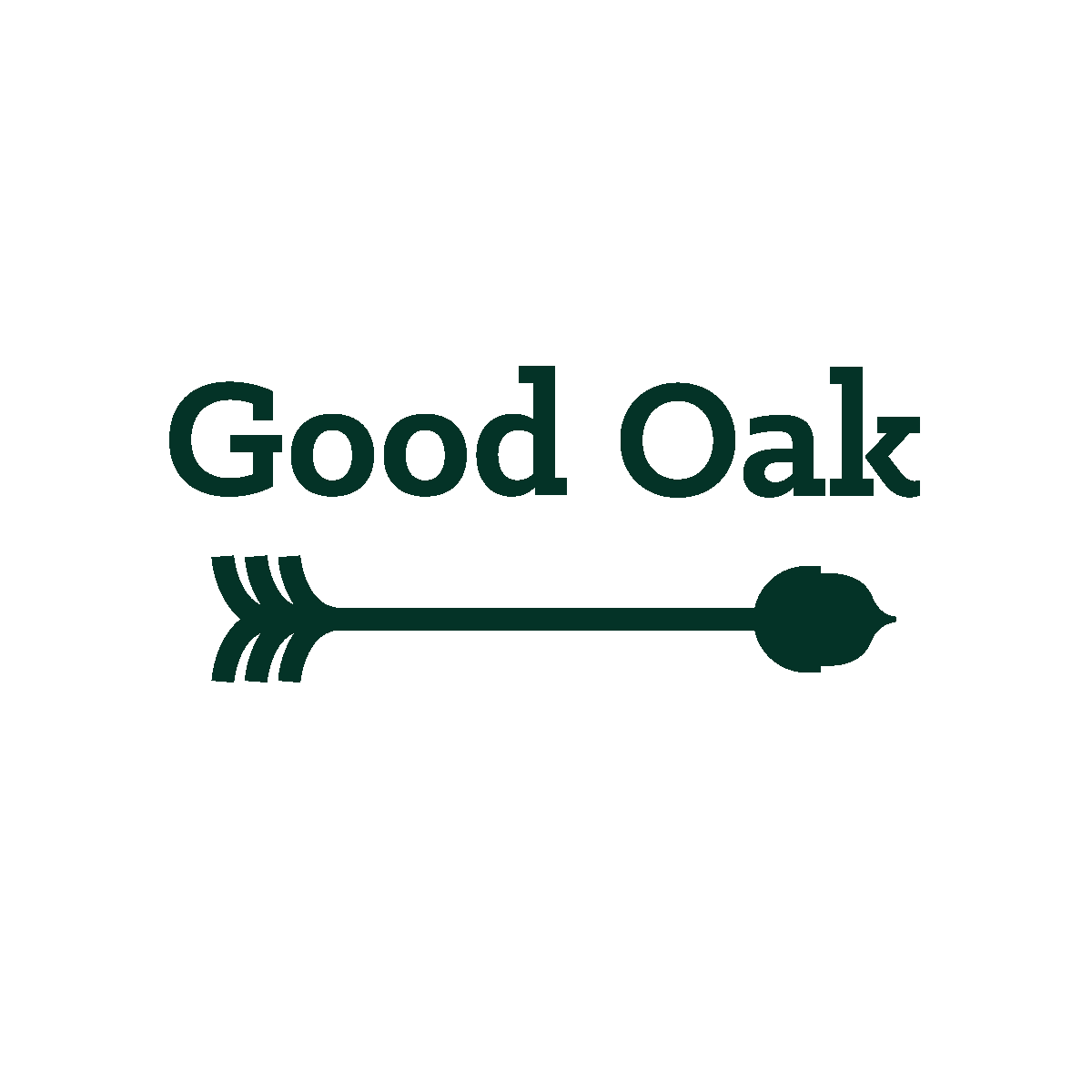 logo for the good oak organization