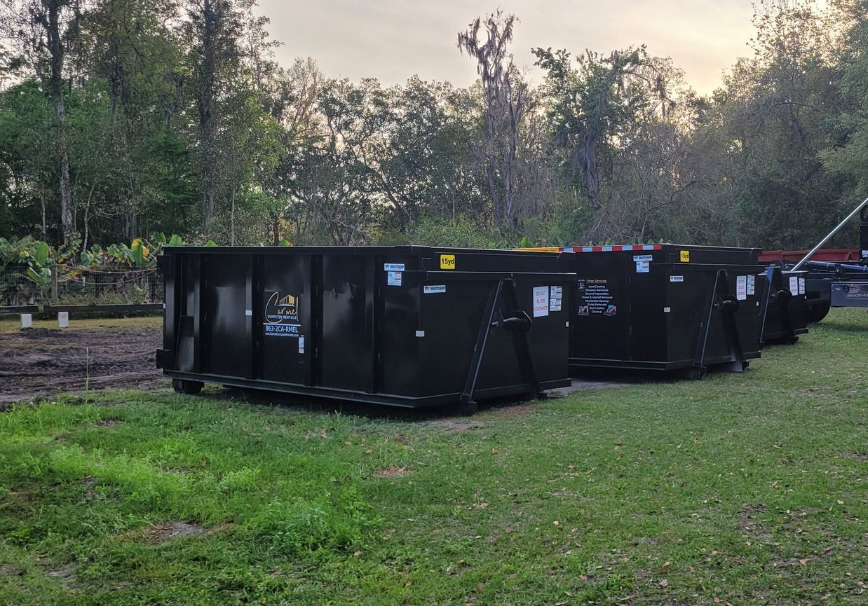 20 yard dumpster rentals in lakeland, auburndale, and polk county