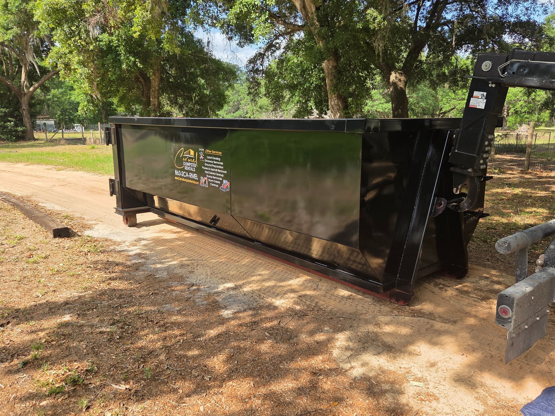 20 yard dumpster rentals in lakeland, polk county, plant city and zephyrhills
