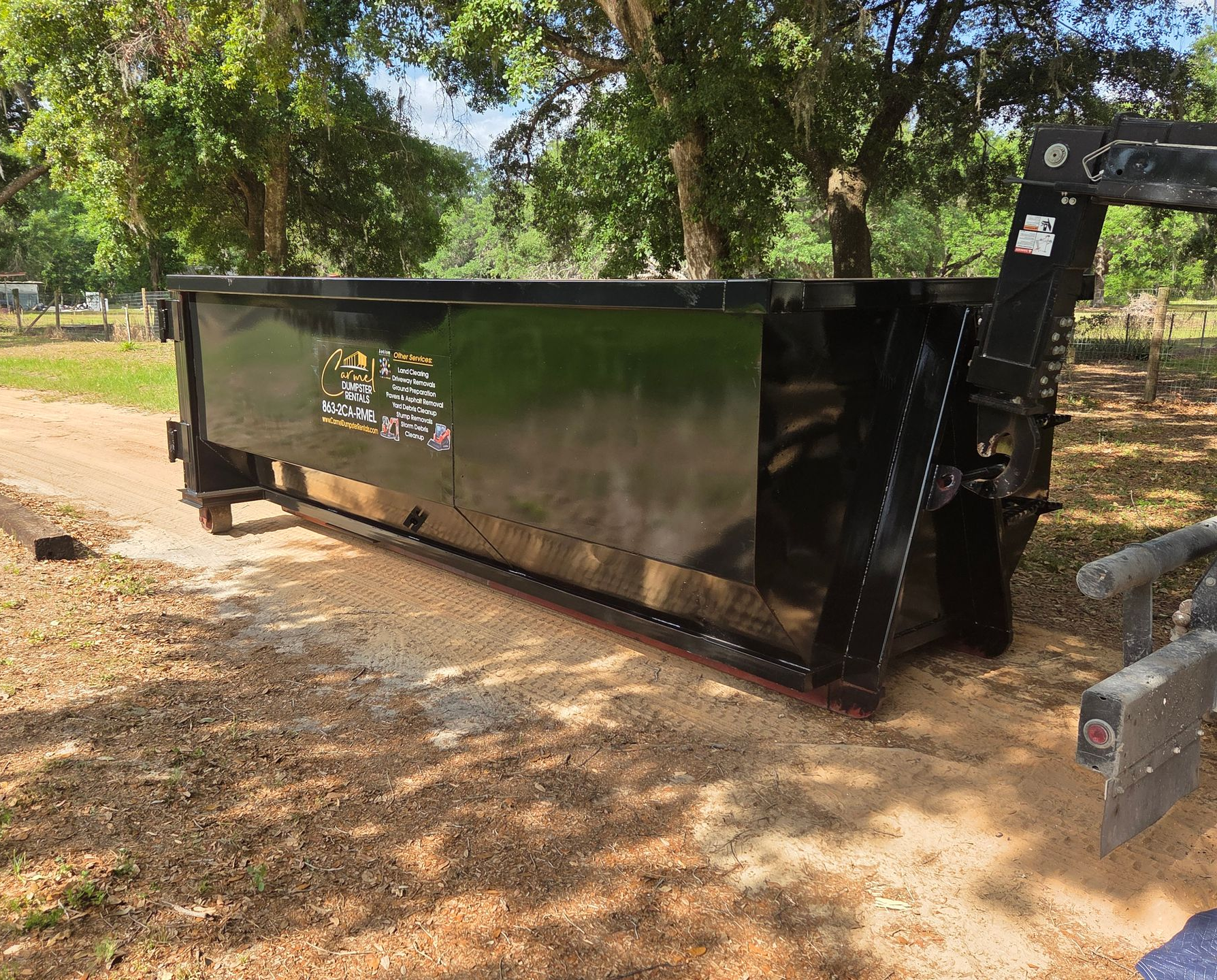 20 yard dumpster rentals in lakeland, fort meade, winter haven and polk county