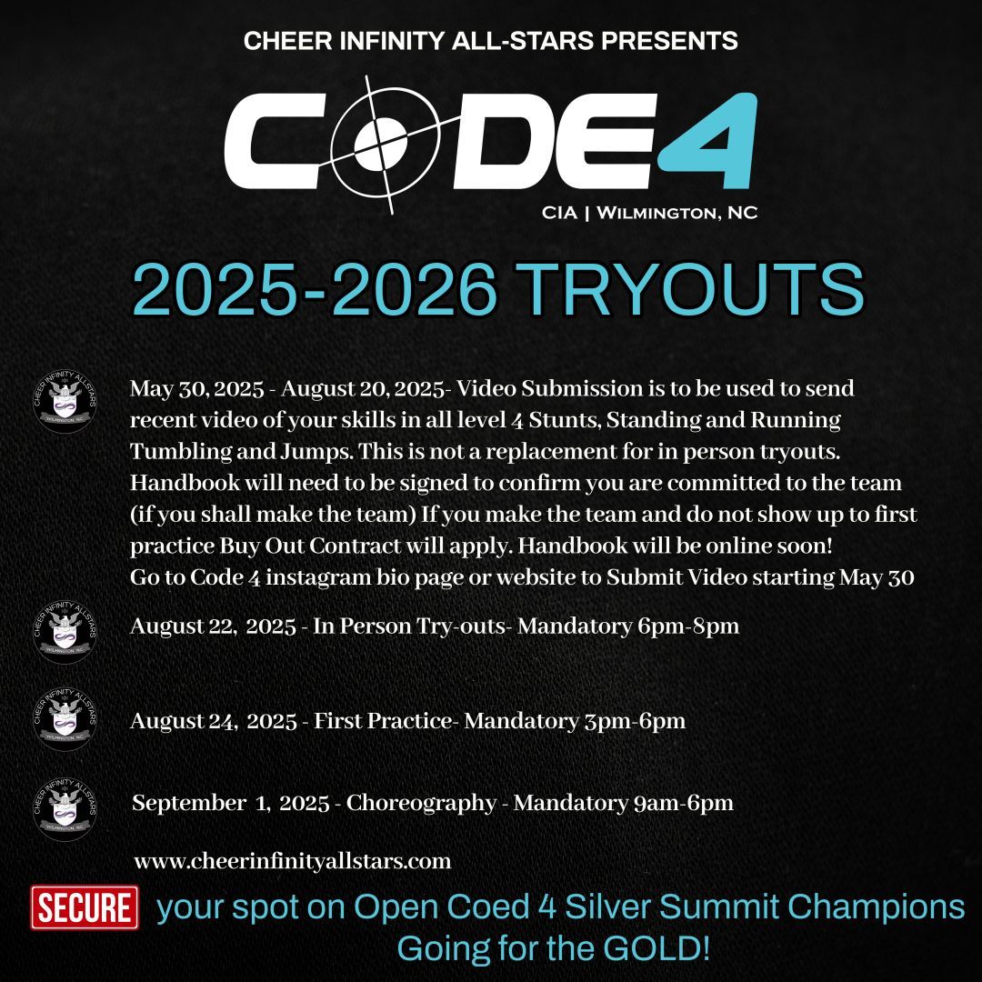 All Star Hand Book — Wilmington, NC — Cheer Infinity Allstars All Star Hand Book — Wilmington, NC — Cheer Infinity Allstars