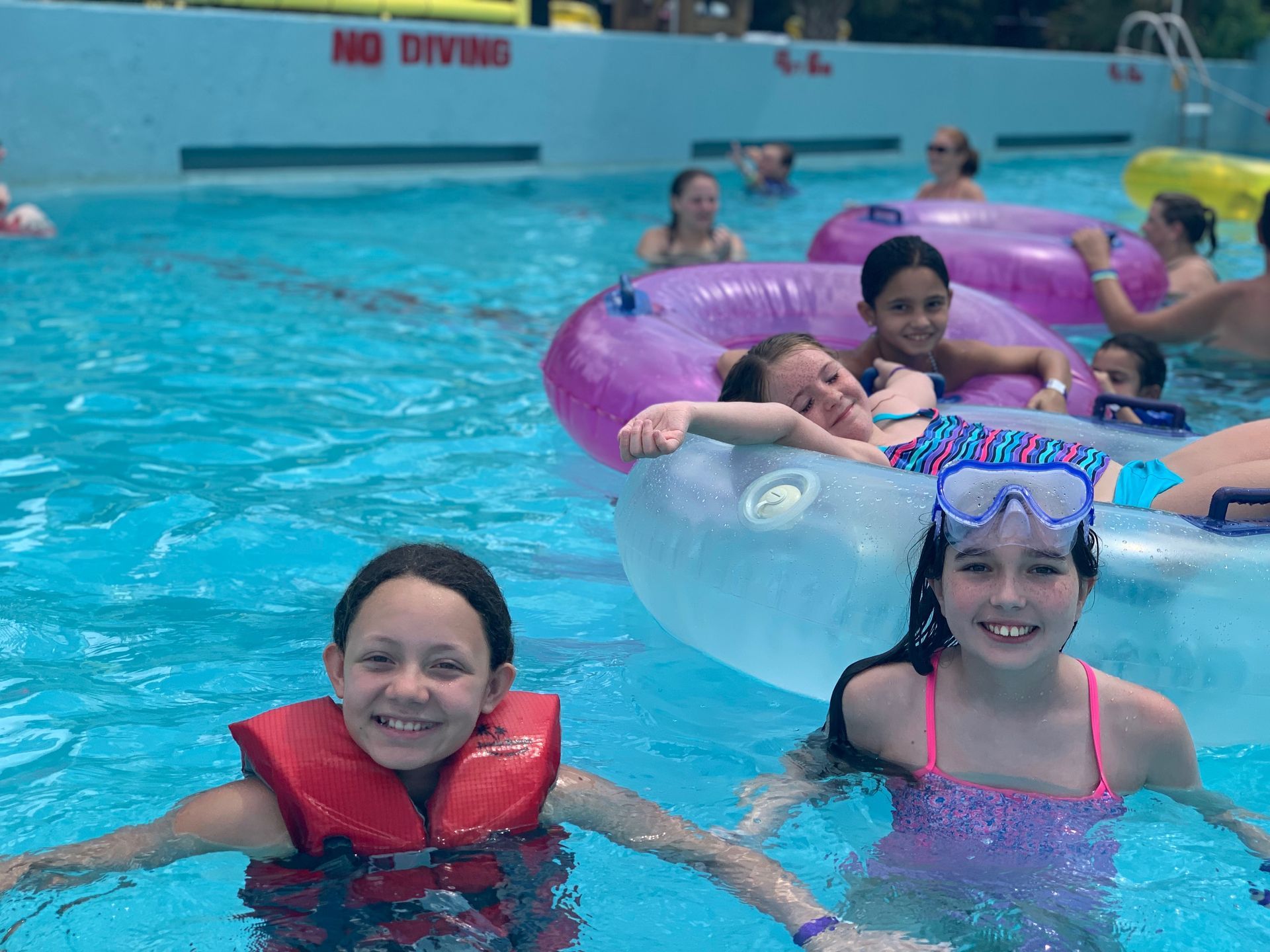 Kids in a Swimming Pool — Wilmington, NC — Cheer Infinity Allstars