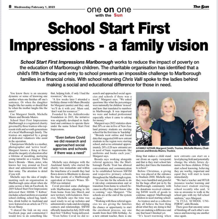 School Start First Impressions Marlborough Community Images