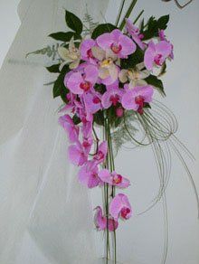 Shower Bouquet with Orchids
