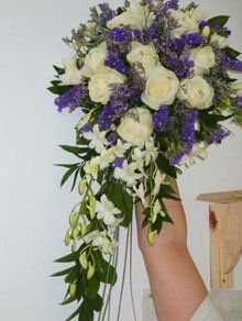 Bride's Trailing Bouquet