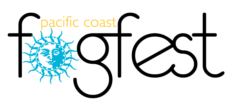 A logo for the pacific coast fogfest festival