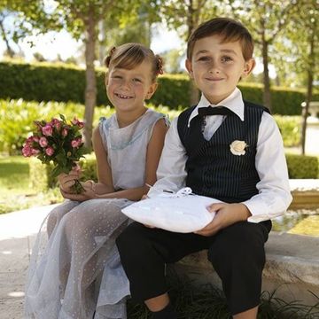 Ring Bearer with Flower Girl — Wedding Shop in Brooklyn, NY