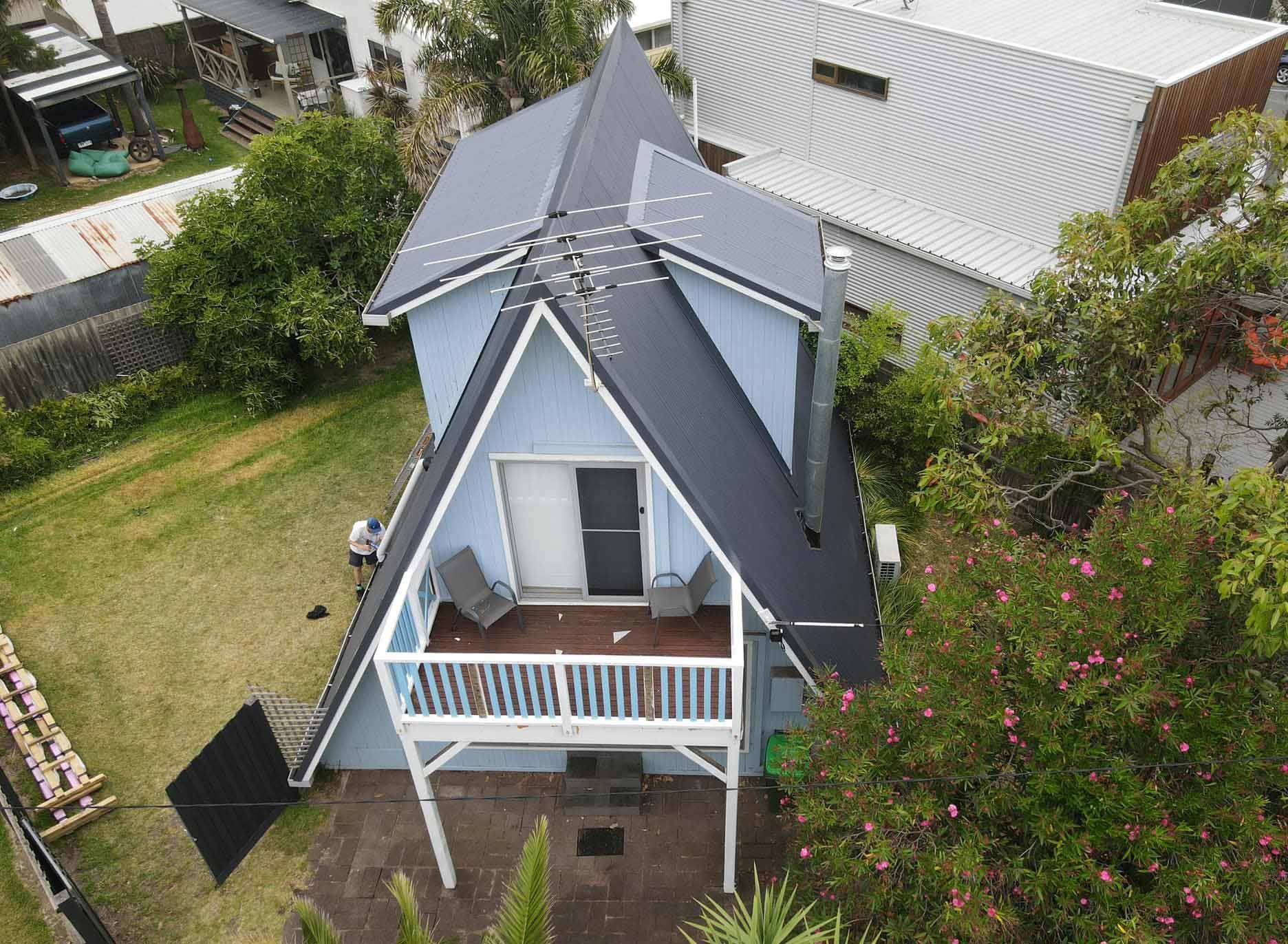 Triangular roof | Cape Woolamai, VIC | South Coast Roofing and Plumbing