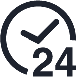 We are open 24 hours