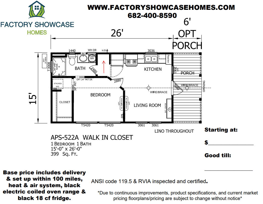 APS 522A WALK IN CLOSET Floorplan — Mansfield, TX — Factory Showcase Homes LLC APS 522A WALK IN CLOSET Floorplan — Mansfield, TX — Factory Showcase Homes LLC