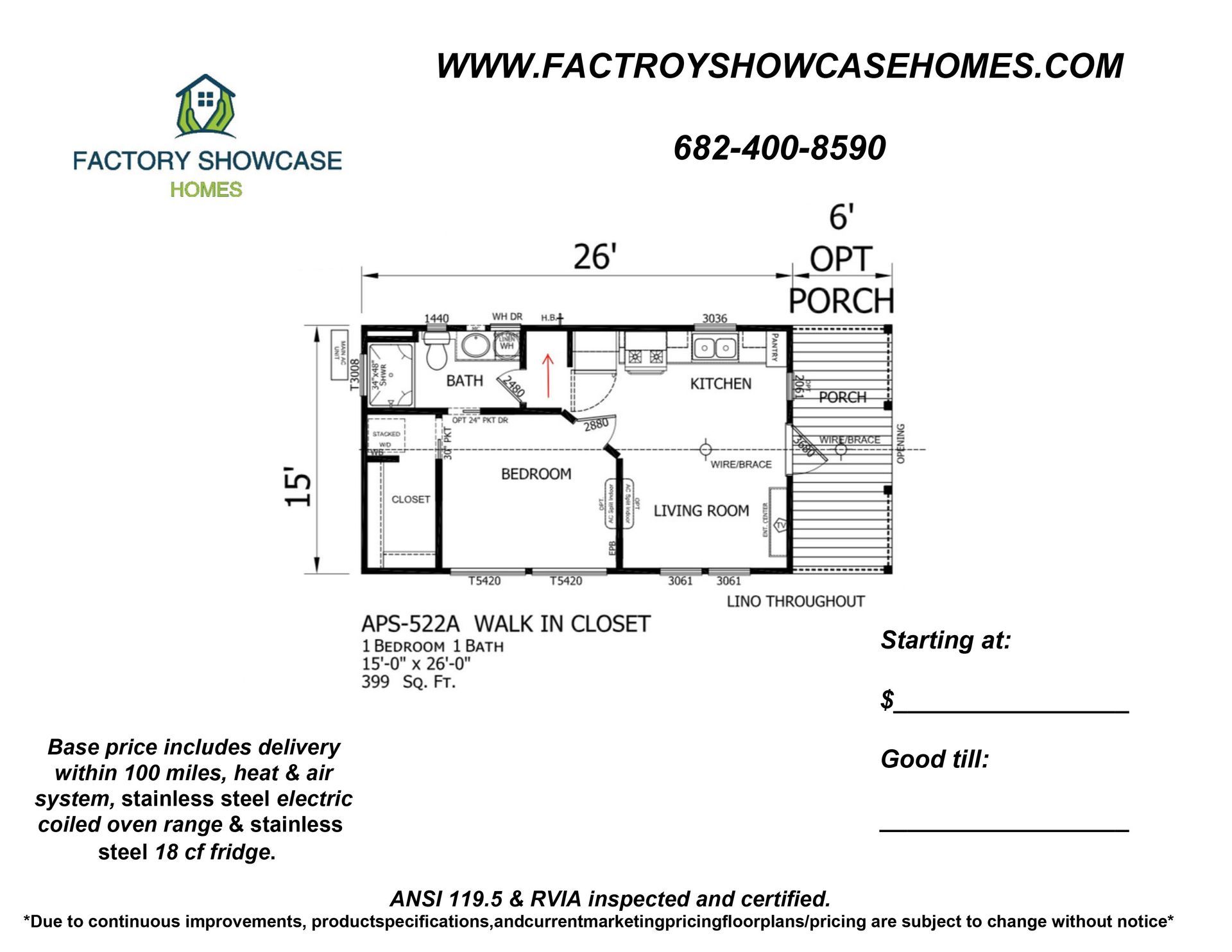 APS-522A Walk In Closet