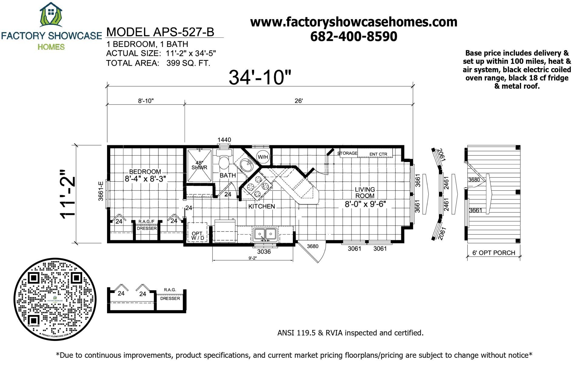 APS 527B Floorplan — Mansfield, TX — Factory Showcase Homes LLC