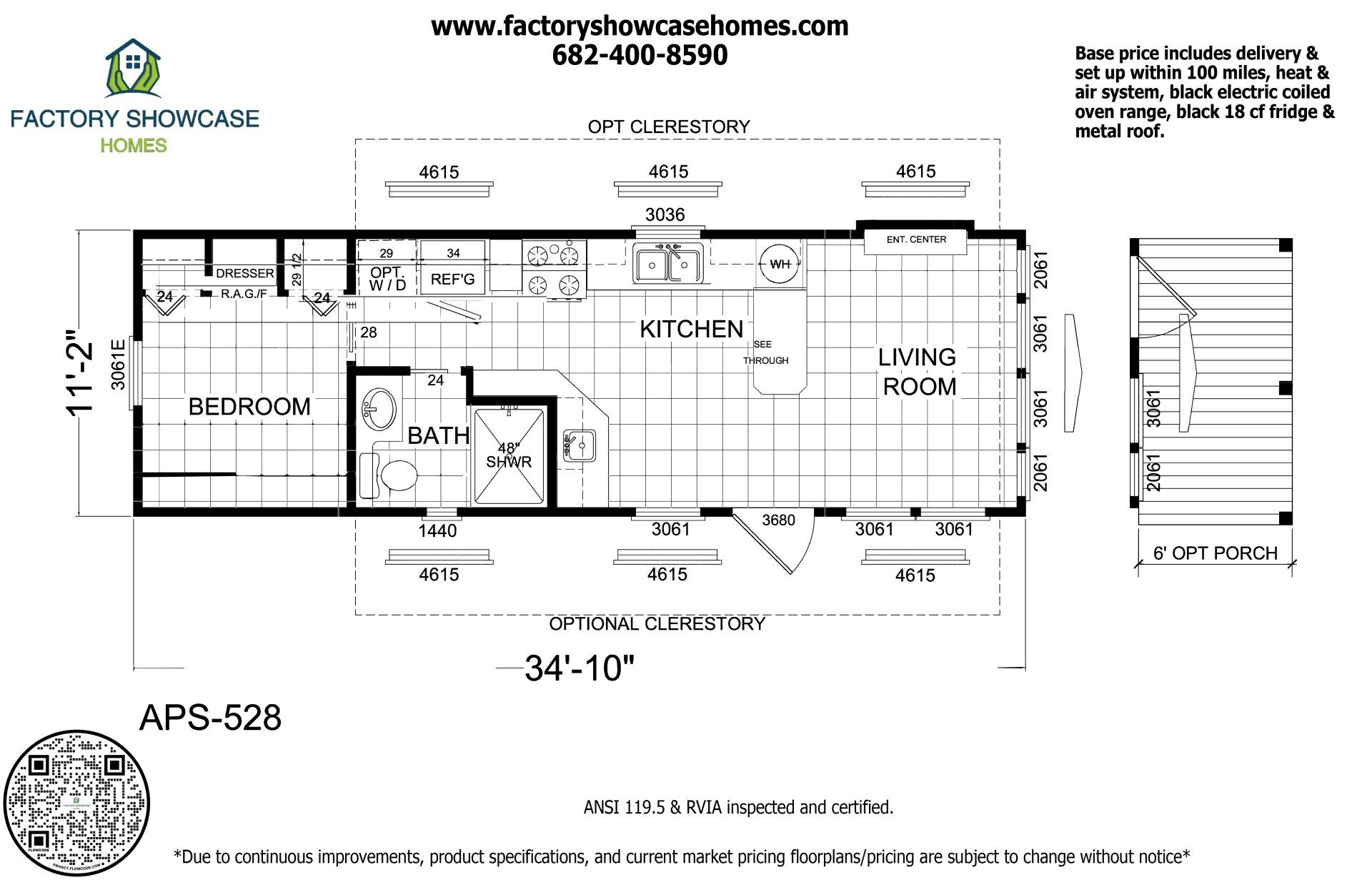 APH 528 Floorplan — Mansfield, TX — Factory Showcase Homes LLC