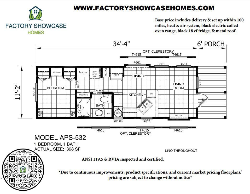 APS 532 — Mansfield, TX — Factory Showcase Homes LLC