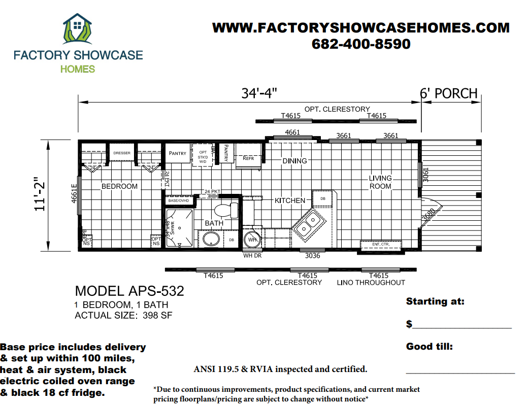 APS 532 — Mansfield, TX — Factory Showcase Homes LLC APS 532 — Mansfield, TX — Factory Showcase Homes LLC