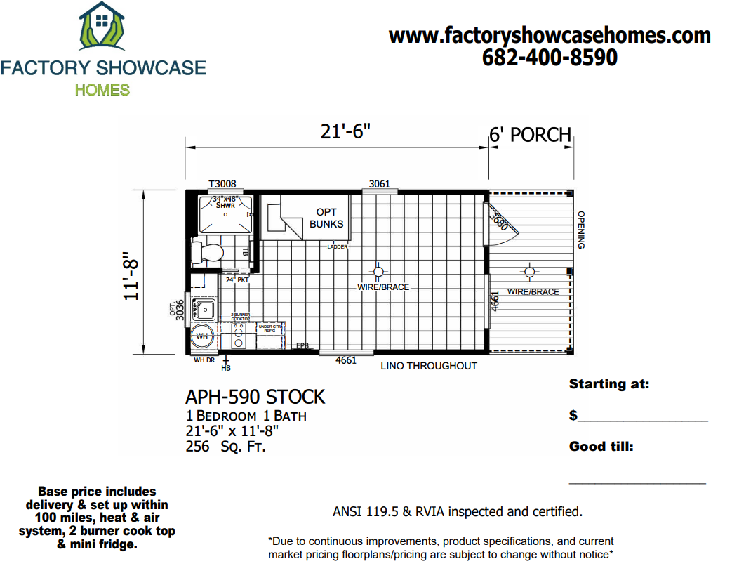 APH 590 Floorplan — Mansfield, TX — Factory Showcase Homes LLC APH 590 Floorplan — Mansfield, TX — Factory Showcase Homes LLC