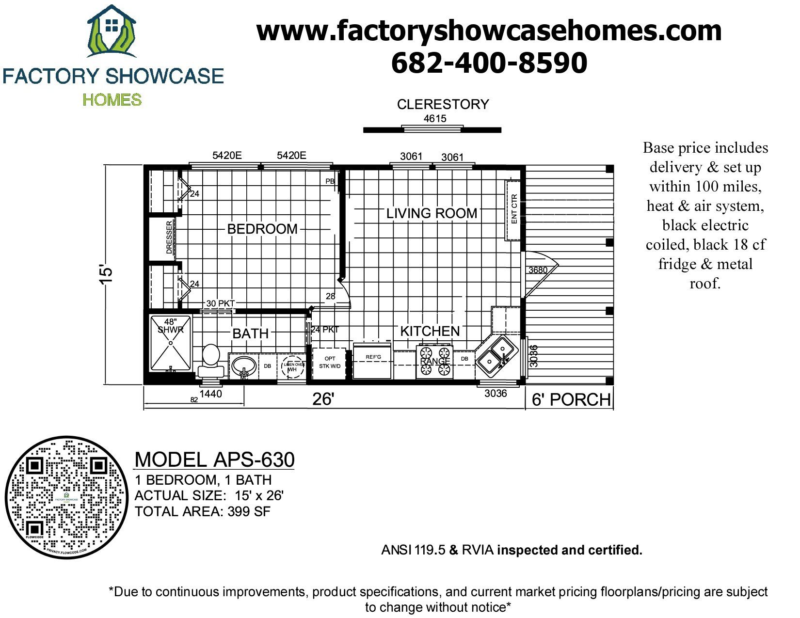 APH 630 Floorplan — Mansfield, TX — Factory Showcase Homes LLC