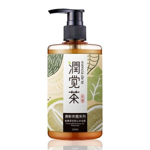 【茶寶 潤覺茶】柚香舒心茶籽沐浴露 350ml