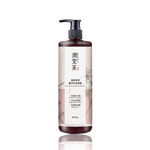 【茶寶 潤覺茶】鎖色保濕茶籽洗髮露 400ml