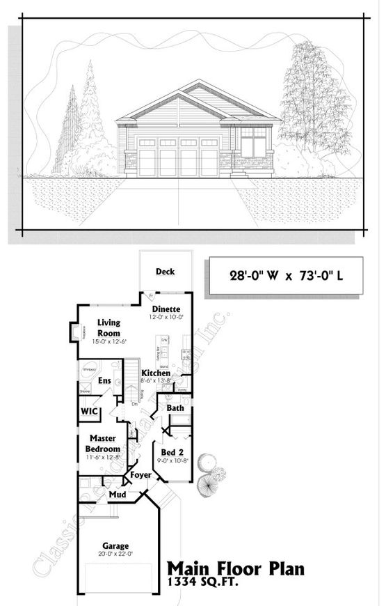 A black and white floor plan of a house.