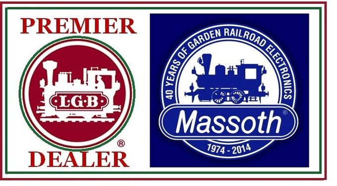 LGB & Massoth Premier Dealer for sales repair and updates for your G Scale trains massive stocks of Massoth always available. Huge Range Of LGB Locos and Rolling stock plus accessories.
