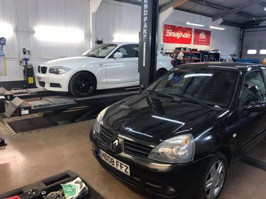 Cars in Our Auto Garage Bay